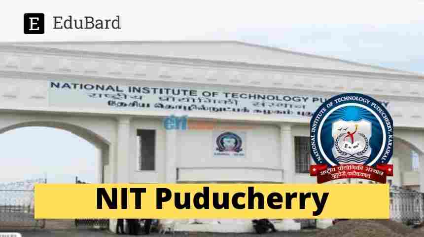 NIT Puducherry FDP Recent Research Trends in Civil Engineering