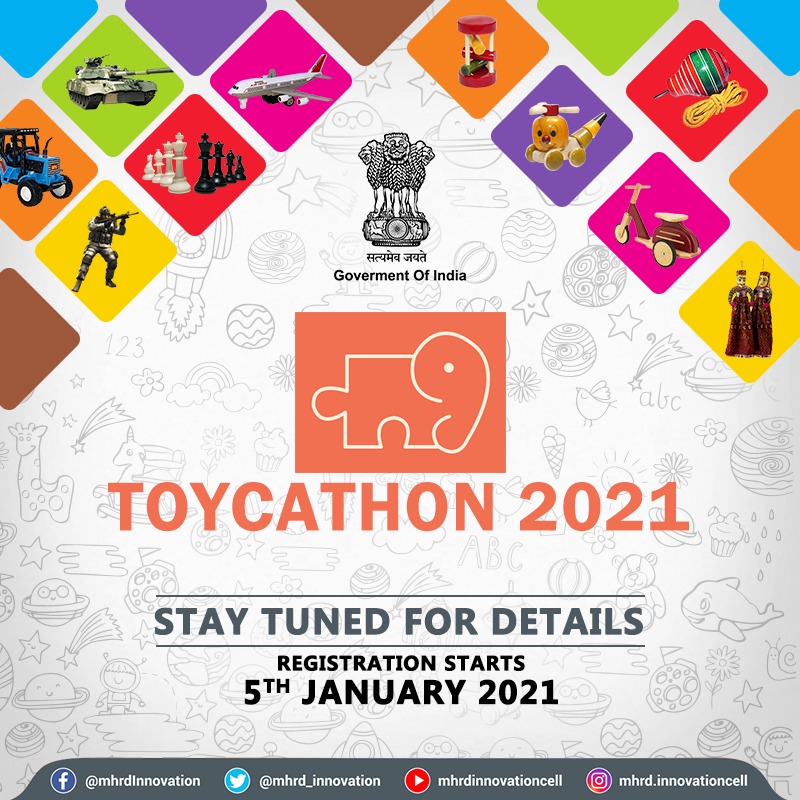 ToyCathon 2021, AICTE, Government of India, Toys Innovation challenge