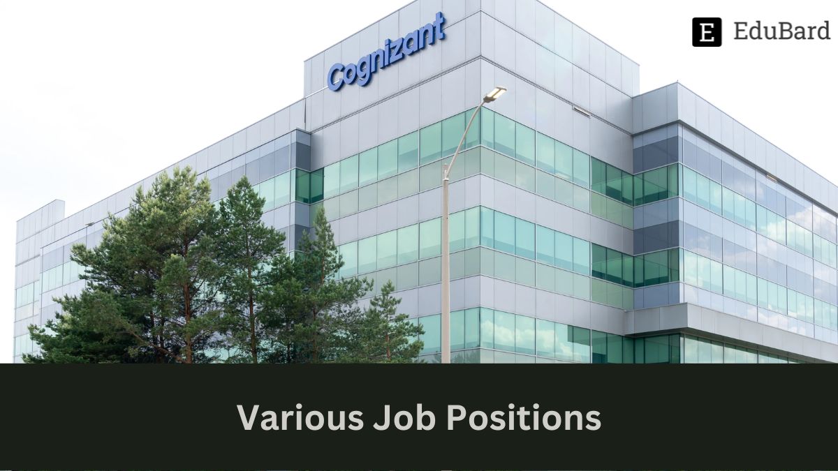 COGNIZANT - Hiring for various job positions, Apply now!