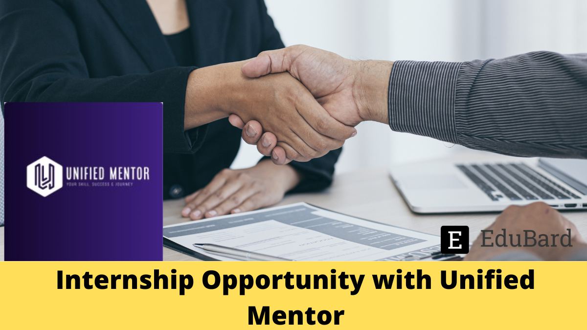 Internship Opportunity with Unified Mentor Apply by 15th Jan 2025