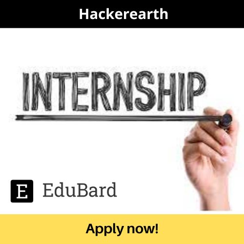 HackerEarth | Application for Problem solver- Fullstack Intern, Apply now