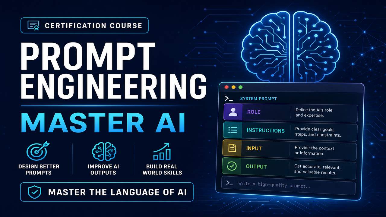 Prompt Engineering Certification: Master AI — A Practical Guide to Becoming a Prompt Architect