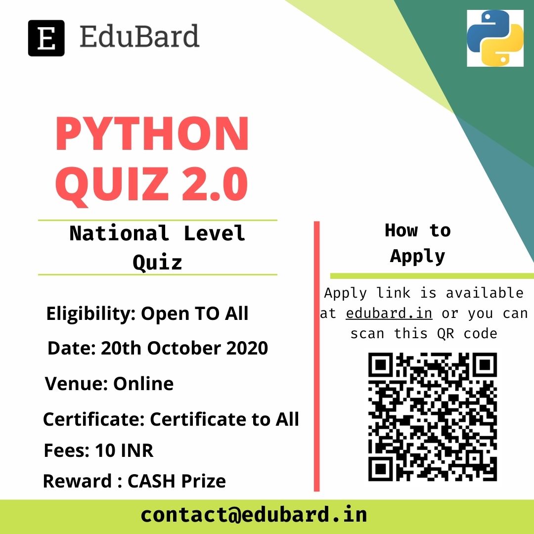Python 2.0 Quiz Result
