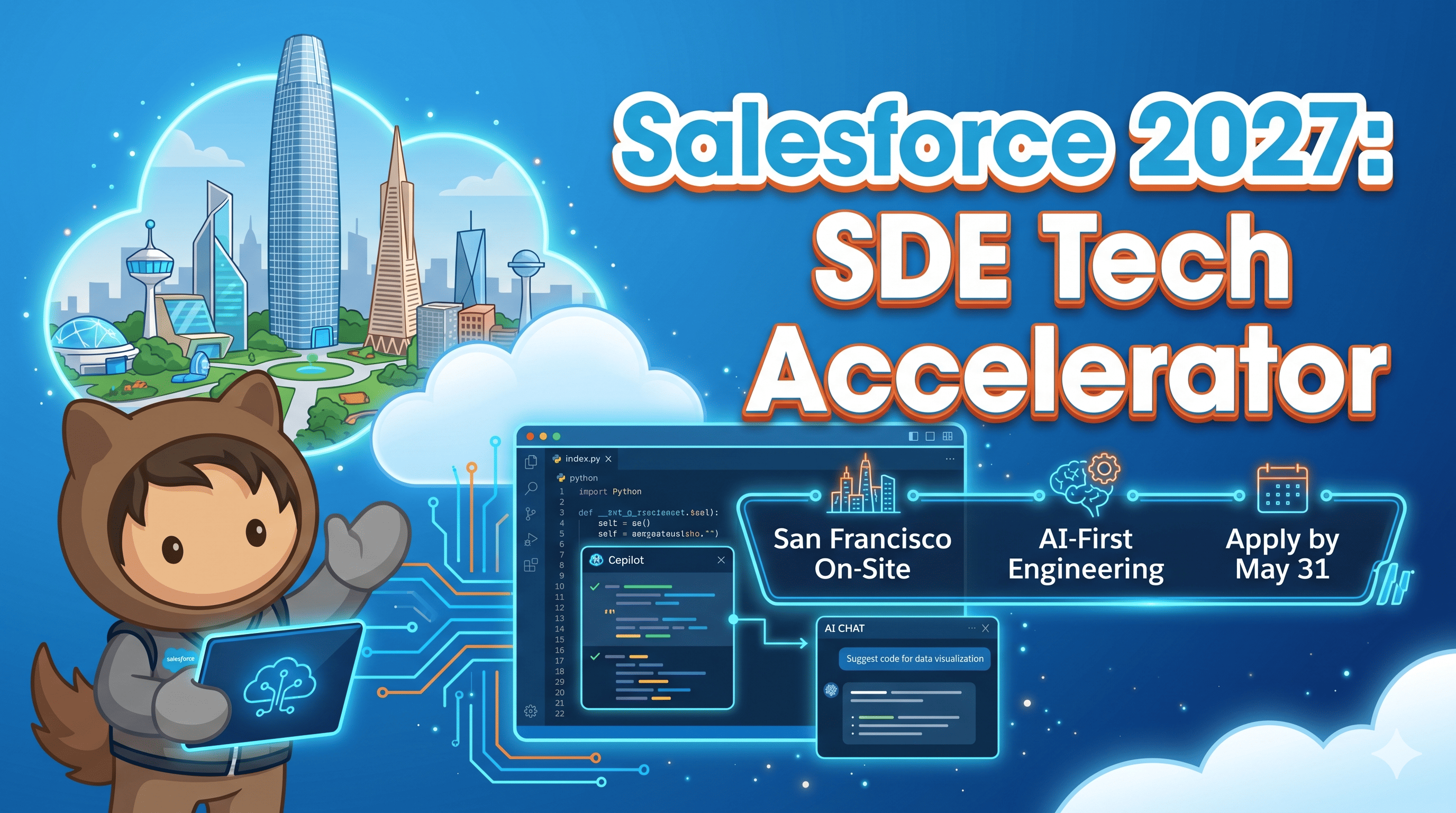 Salesforce Futureforce Tech Accelerator 2027, Software engineer internship
