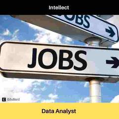 Intellect is recruiting for Data Analyst, Apply Now