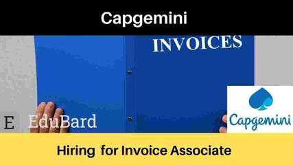 Capgemini Hiring for Invoice Associate, Salary; Apply Now