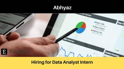 Abhyaz  | Applications are invited for Data Analyst Intern, Apply Now!