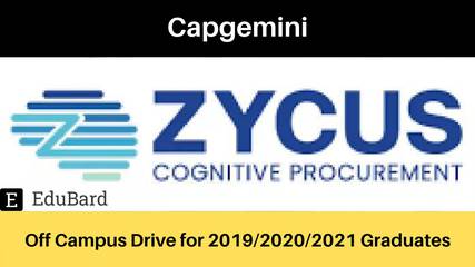 ZYCUS is hiring for ITIS Interns; Apply by 4th May 2022