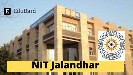NIT Jalandhar | Advertisement for the post of Junior Research Fellow, Apply by 20th June 2024!