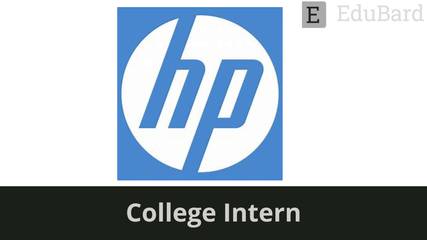 HP | College Intern, Apply Now!