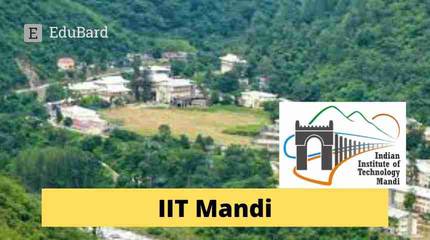IIT Mandi | Opening for Library Trainee; Apply by July 15th, 2021