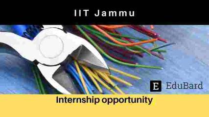 Summer Internship opportunity at IIT Jammu for the Electrical Engineering / ECE Students, Apply Now