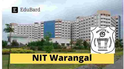 NIT Warangal FDP on Basics Of Bio-Informatics; Apply by 25th May 2021