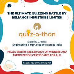 Reliance presents Quizzing Marathon- Quiz-a-thon 6.0, Prizes worth INR 2.8Lakh + Certification, Register by Nov. 6th, 2021- D2C