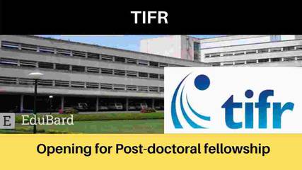TIFR Hyderabad Opening for Post-doctoral fellow [Emolument: Rs. 47000/- to 54000/-] Apply by Aug 20, 2021