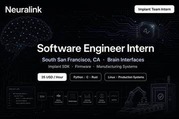 Neuralink SWE Intern Implant SSF | Brain Interfaces