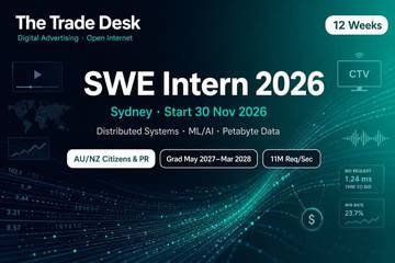 The Trade Desk SWE Intern Sydney 2026 | 12 Weeks AdTech